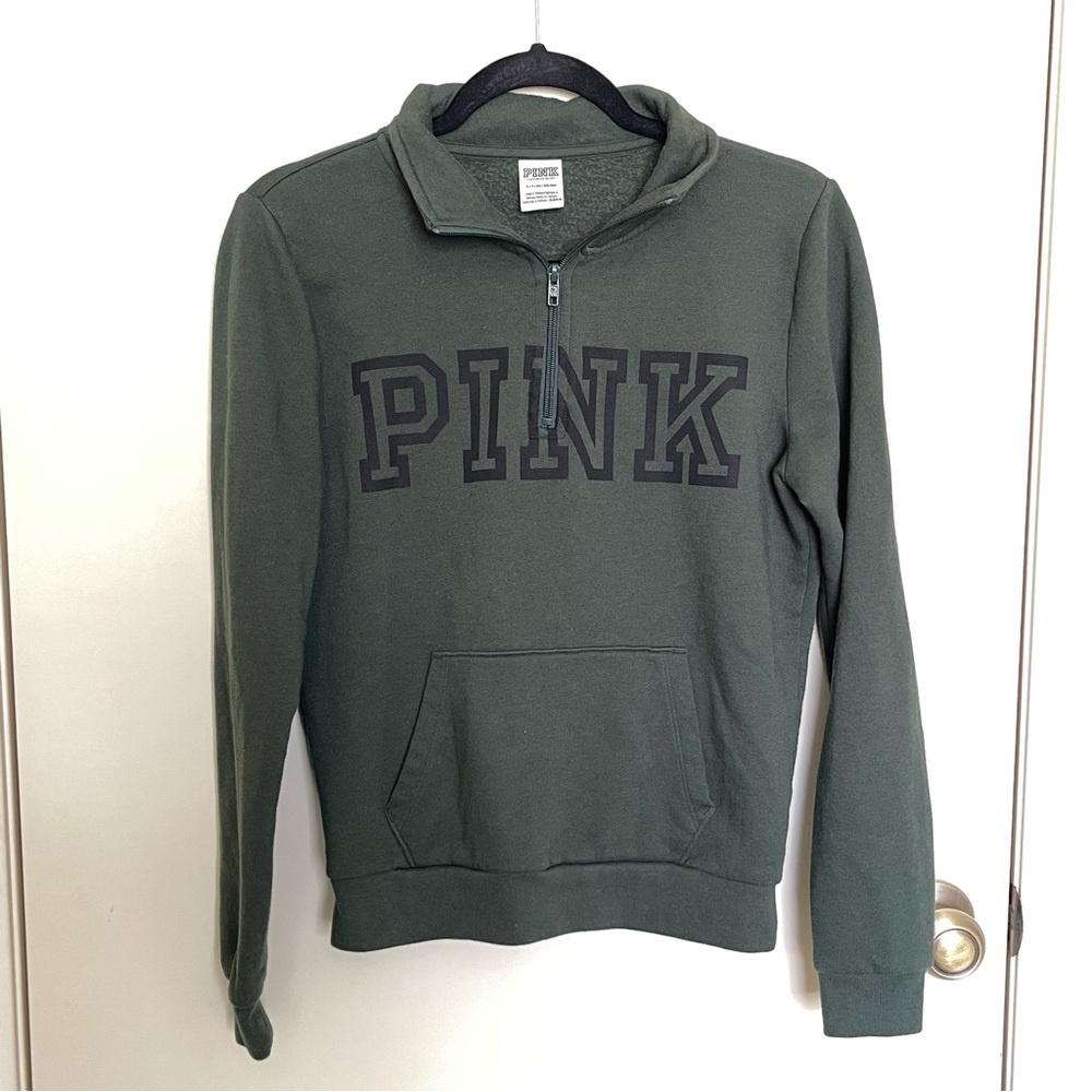 PINK quarter zip 🐢